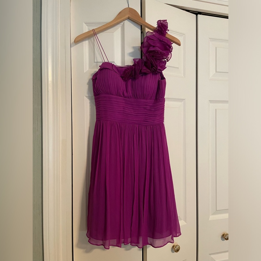Adrianna Papell Collection One Shoulder Dress